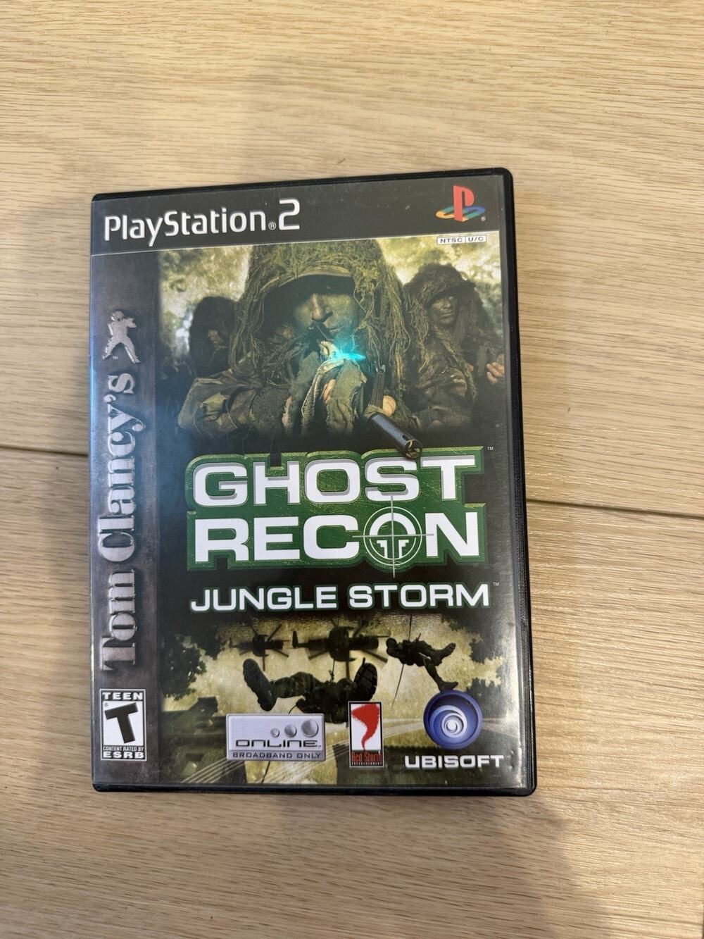 Tom Clancy's Ghost Recon: Jungle Storm (Sony PlayStation 2, 2004) PS2 CIB